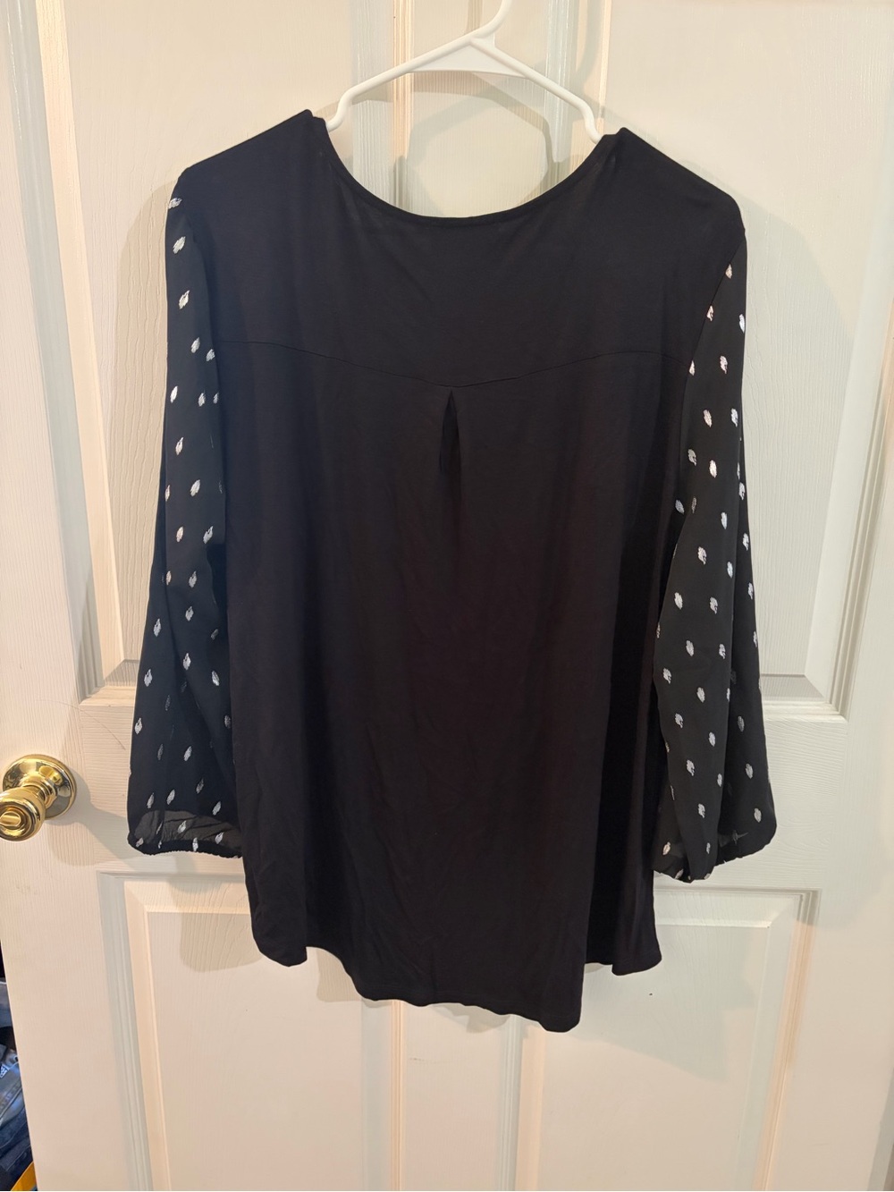 Fortune + Ivy Black Printed Blouse XXL - Picture 2 of 4
